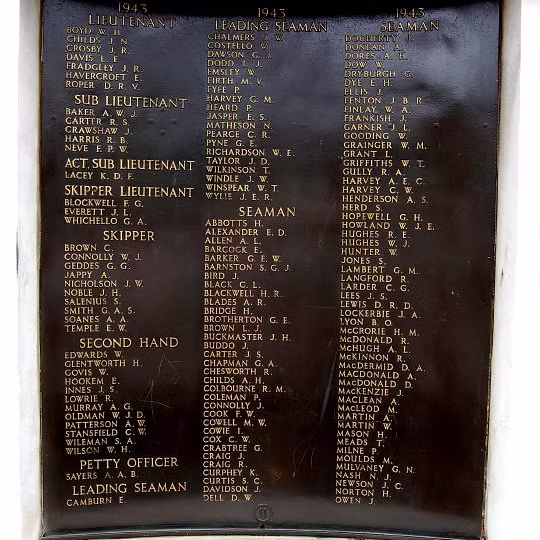 RNPS Memorial Panel 11