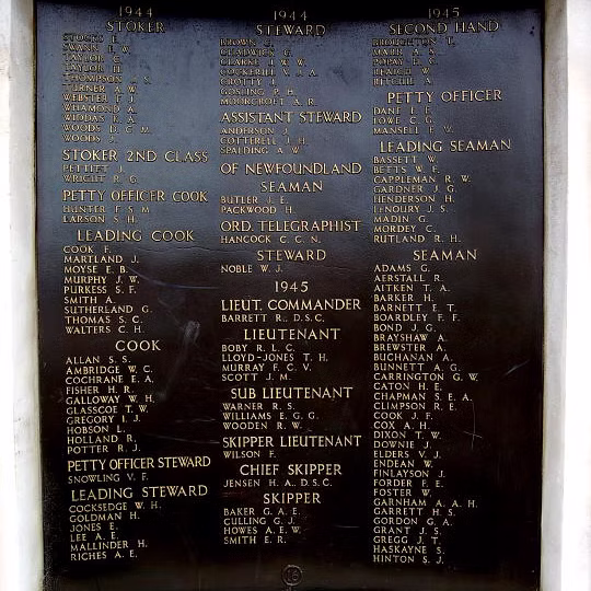 RNPS Memorial Panel 16
