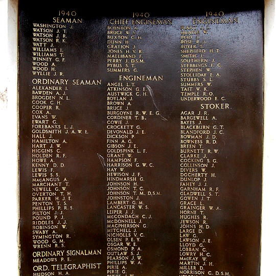 RNPS Memorial Panel 3