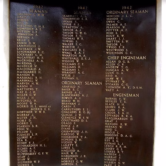 RNPS Memorial Panel 9