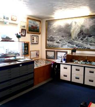 Honours boards inside the museum